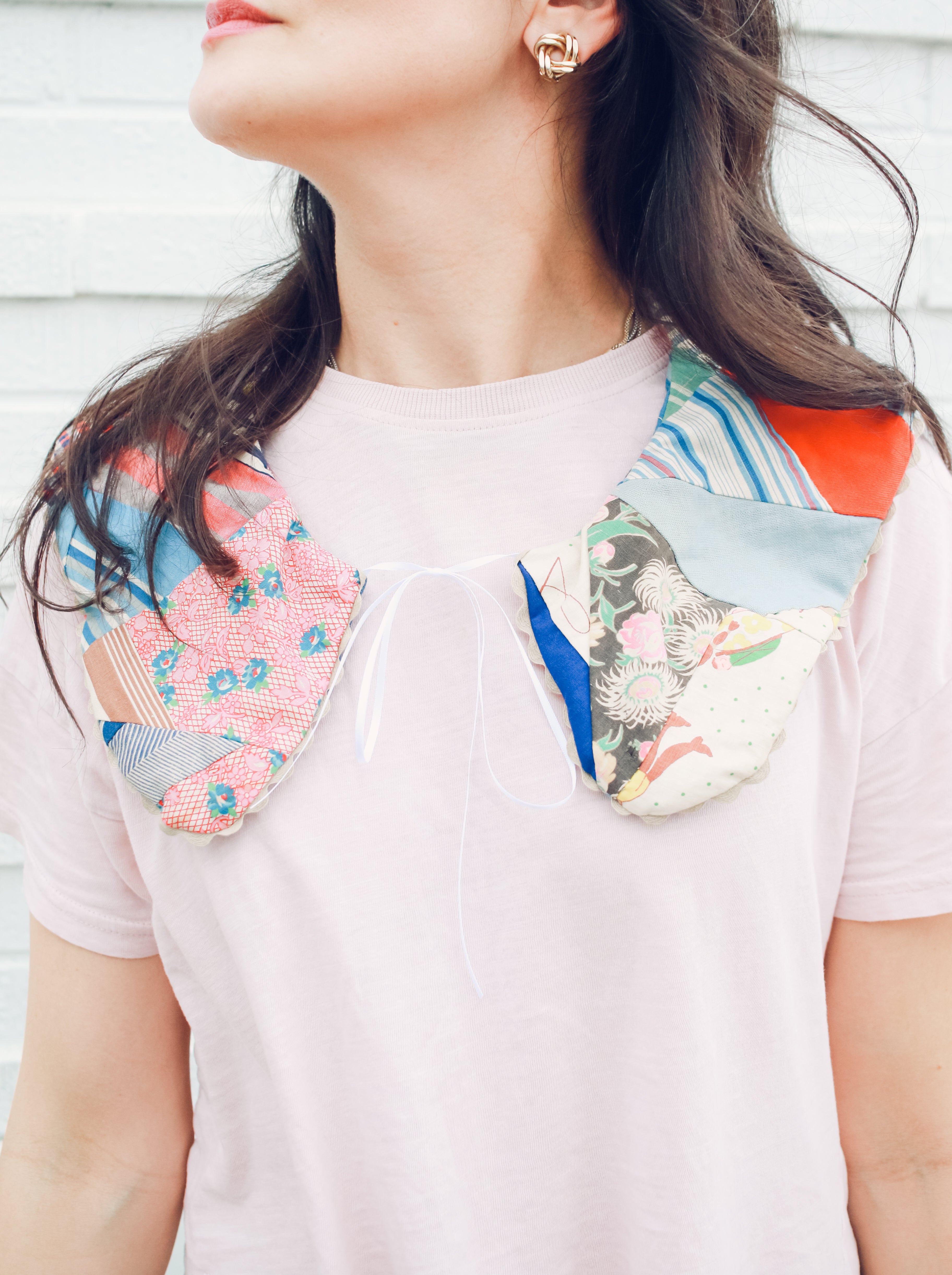 Vintage Collar (Patchwork with Scallop)