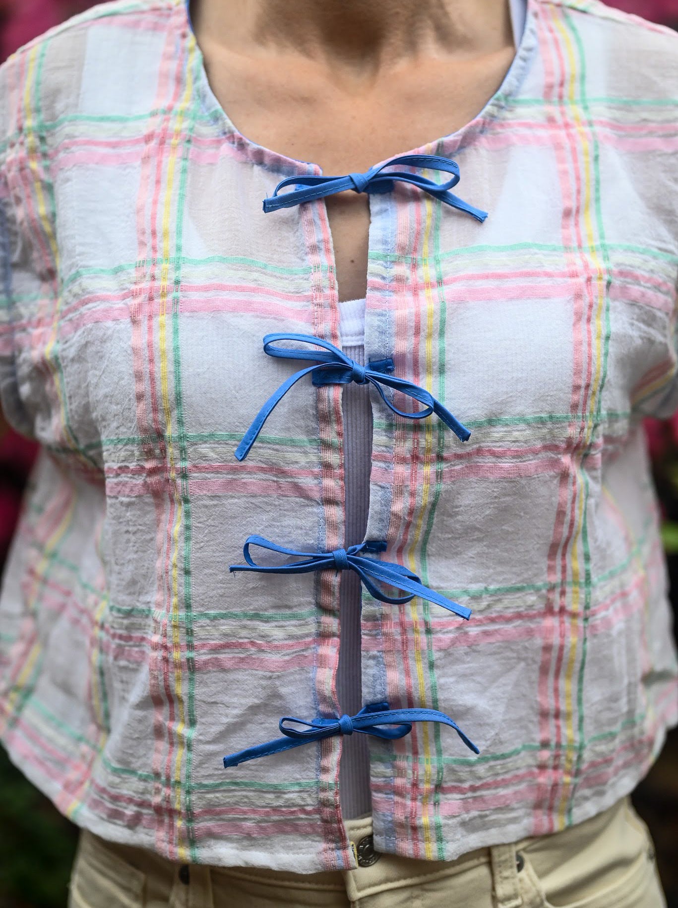 Bluebell Bow Blouse