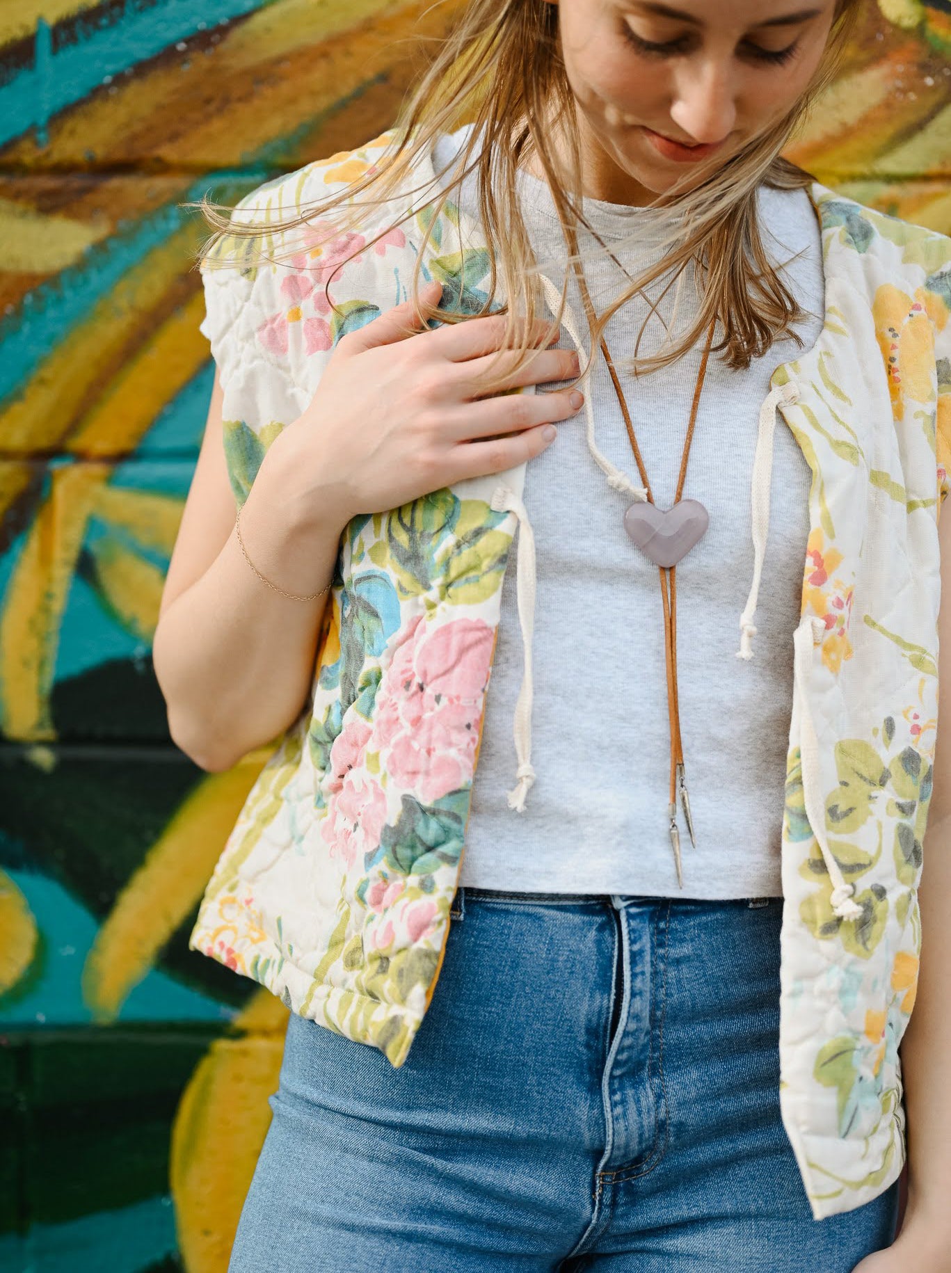 Comfy Floral Vest