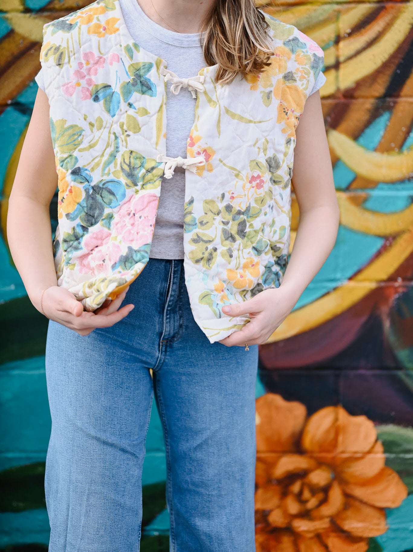 Comfy Floral Vest