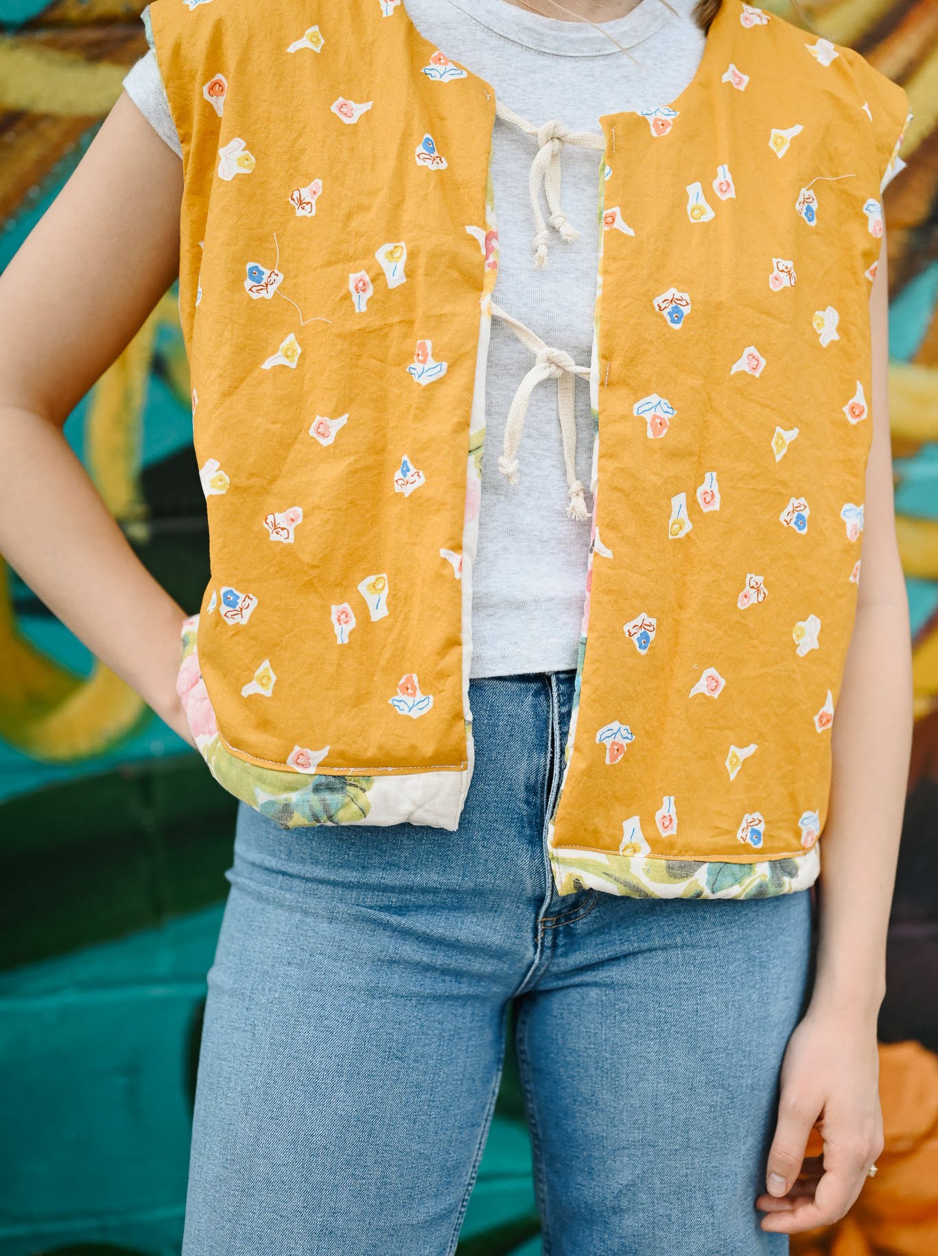 Comfy Floral Vest