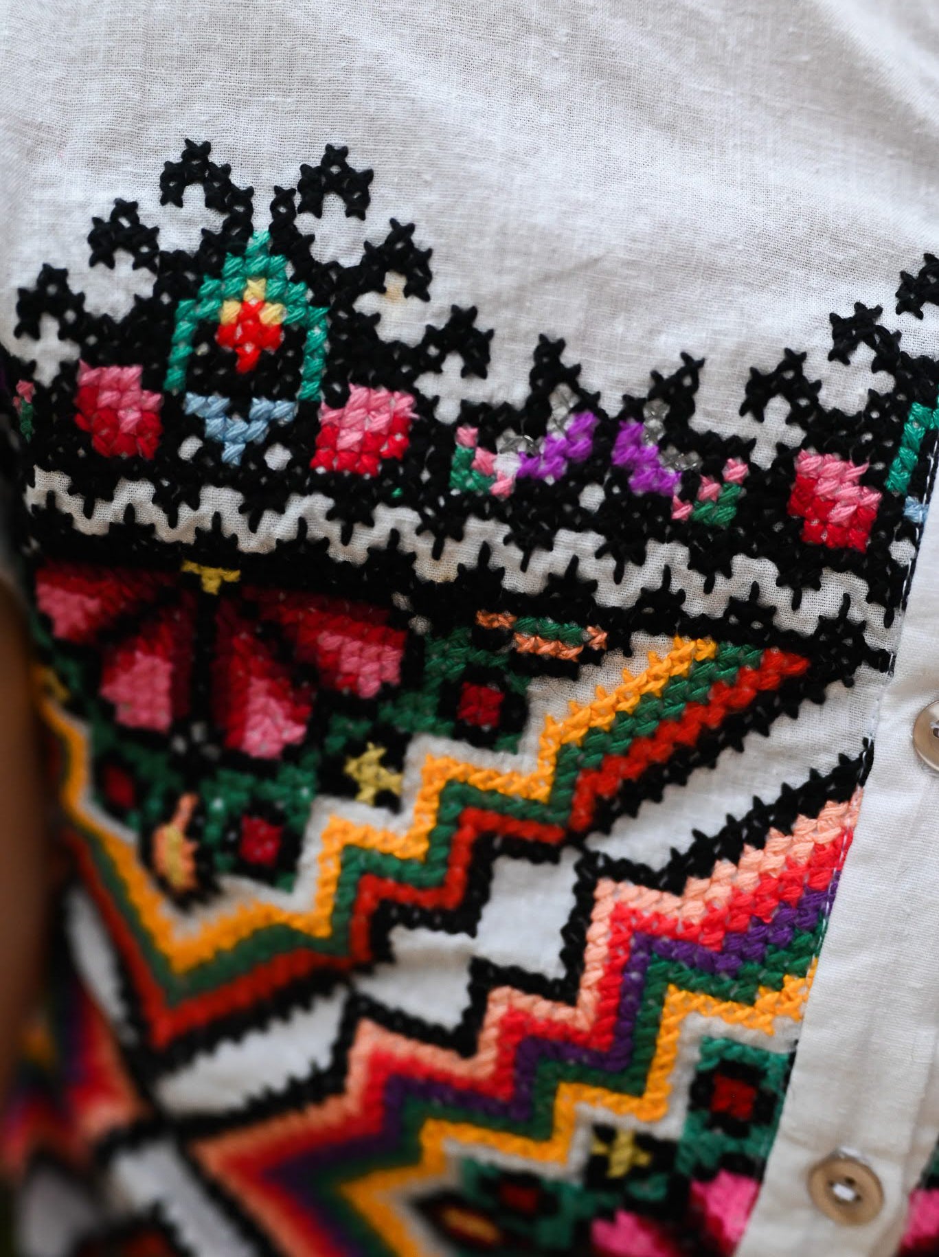 Embroidered Bonita Doily Blouse