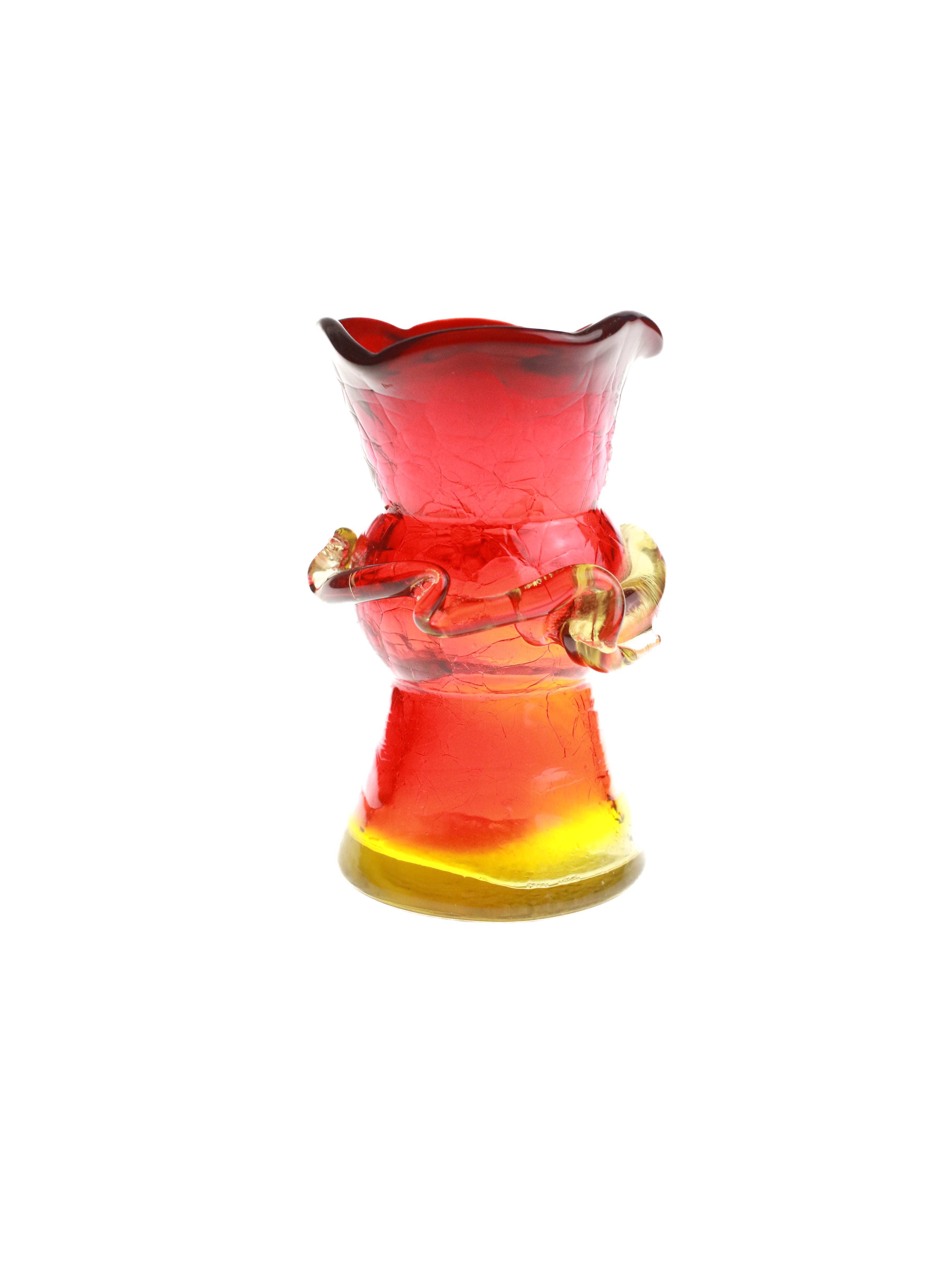 Red Ruffle Vase | Whit's Vintage Picks