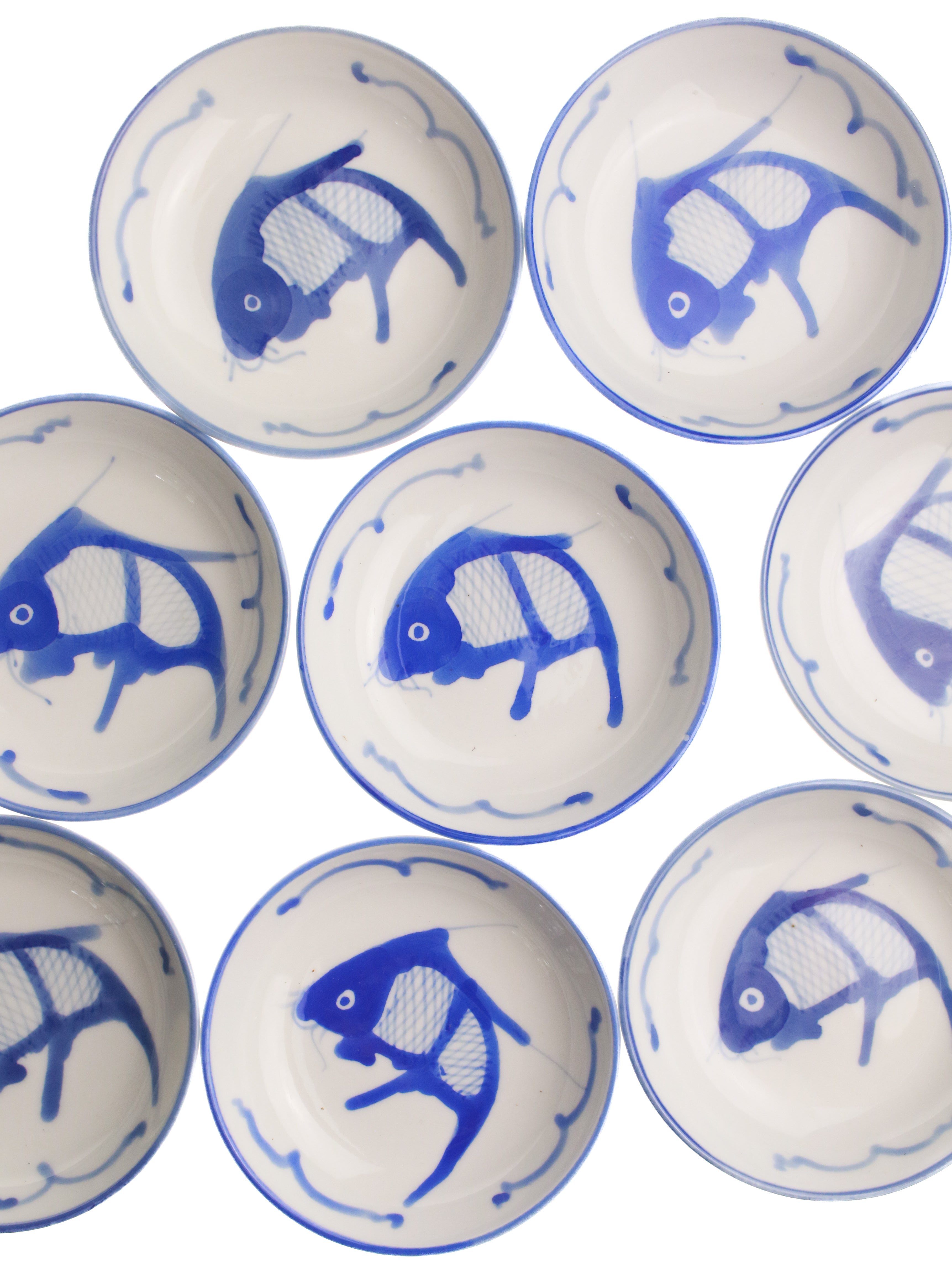 Fish Sauce Bowls  (Set of 8) | Whit's Vintage Picks