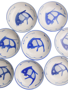 Fish Sauce Bowls  (Set of 8) | Whit's Vintage Picks