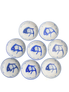 Fish Sauce Bowls  (Set of 8) | Whit's Vintage Picks