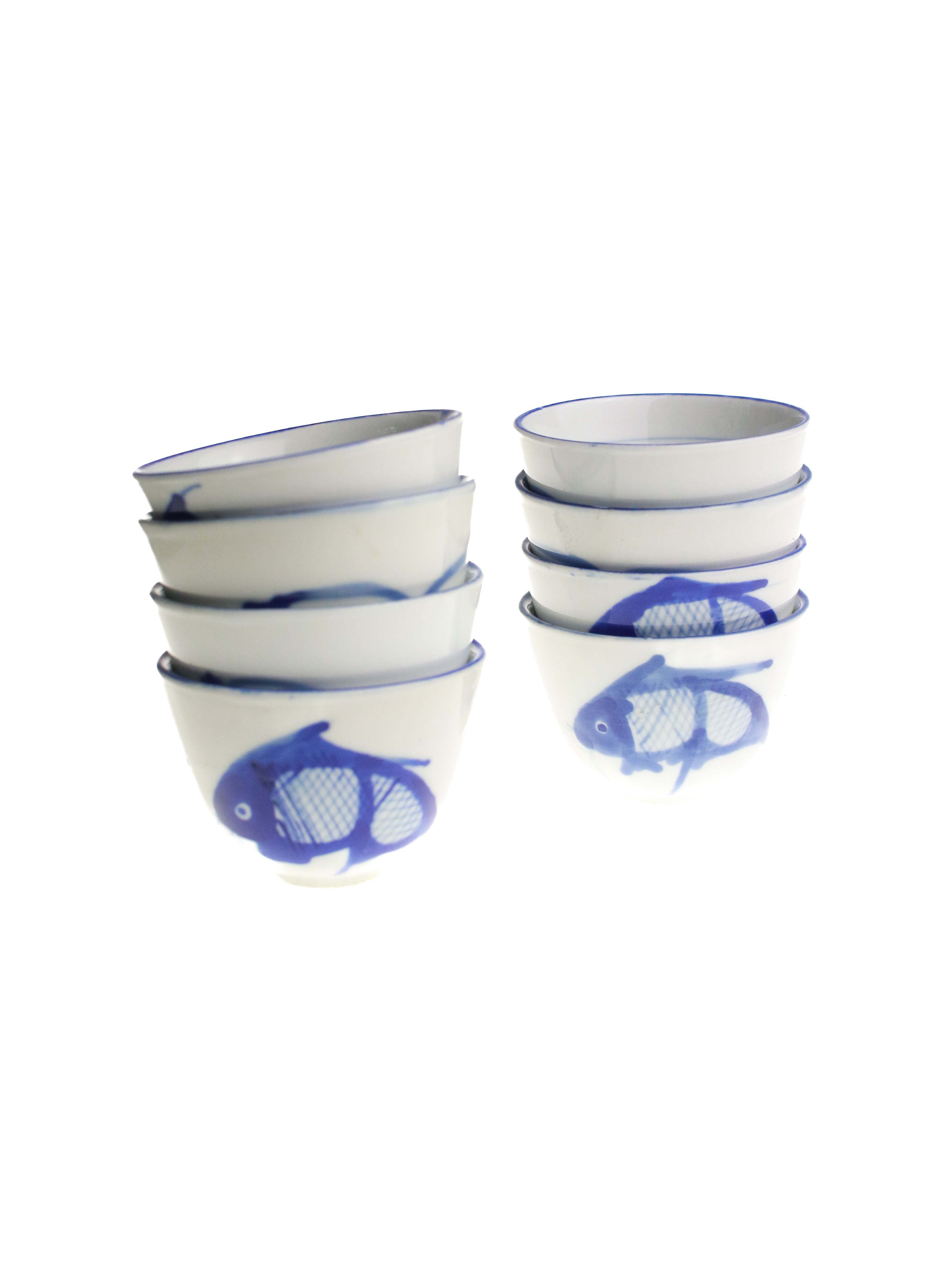 Fish Sake Cups (Set of 8) | Whit's Vintage Picks