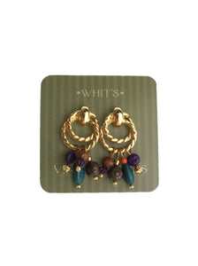 Mixed Bead Hoops | Whit's Vintage Picks