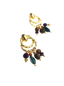 Mixed Bead Hoops | Whit's Vintage Picks