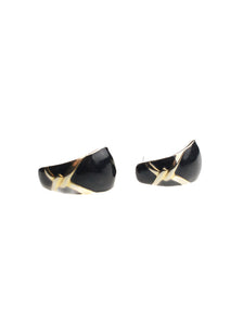 Black Twist Studs