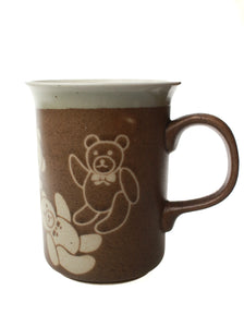 80s Ceramic Teddy Bear Mug
