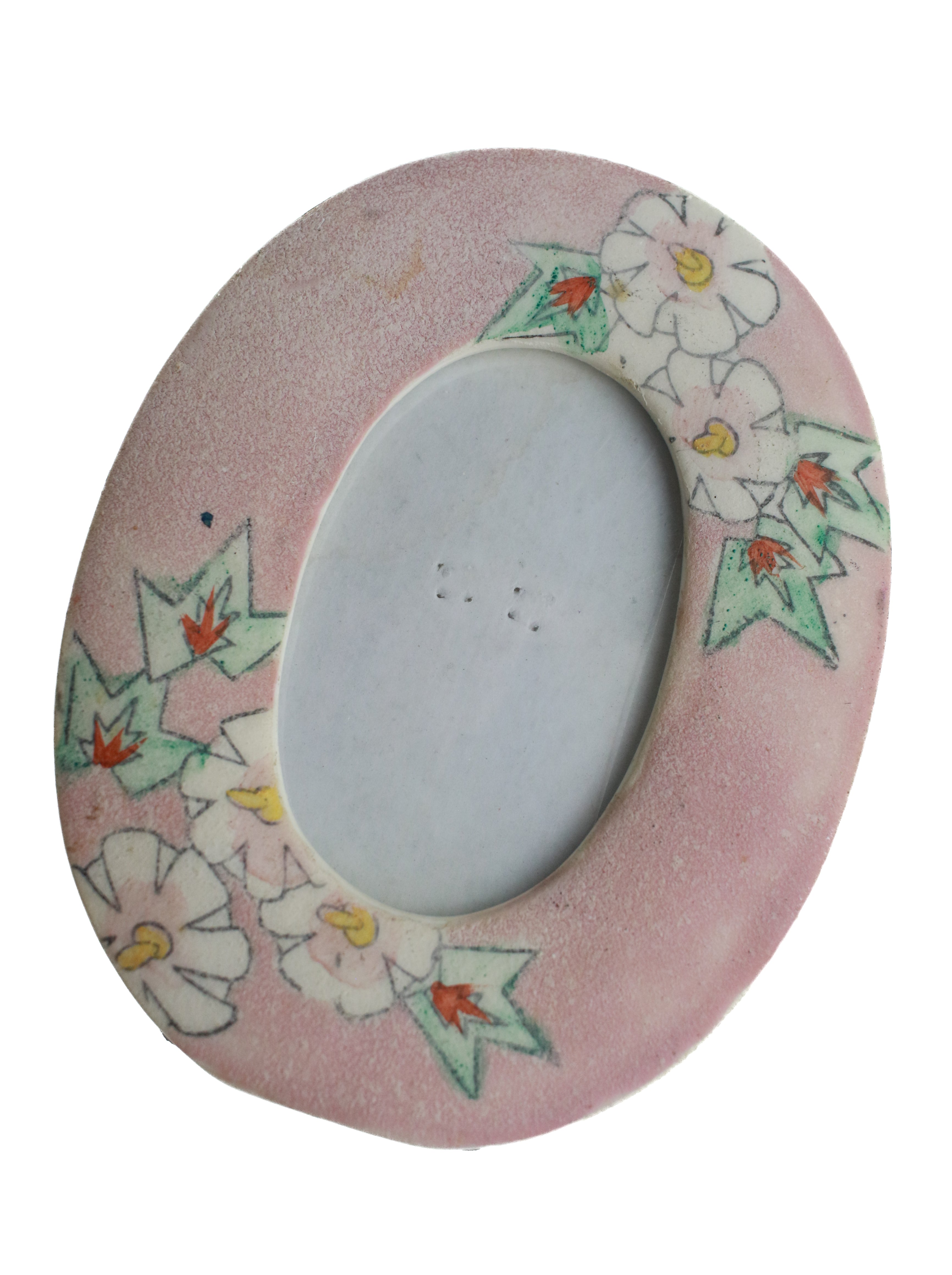 Ceramic Sketch Oval Frame