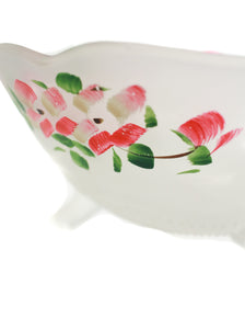 Hand Painted Frosted Bowl