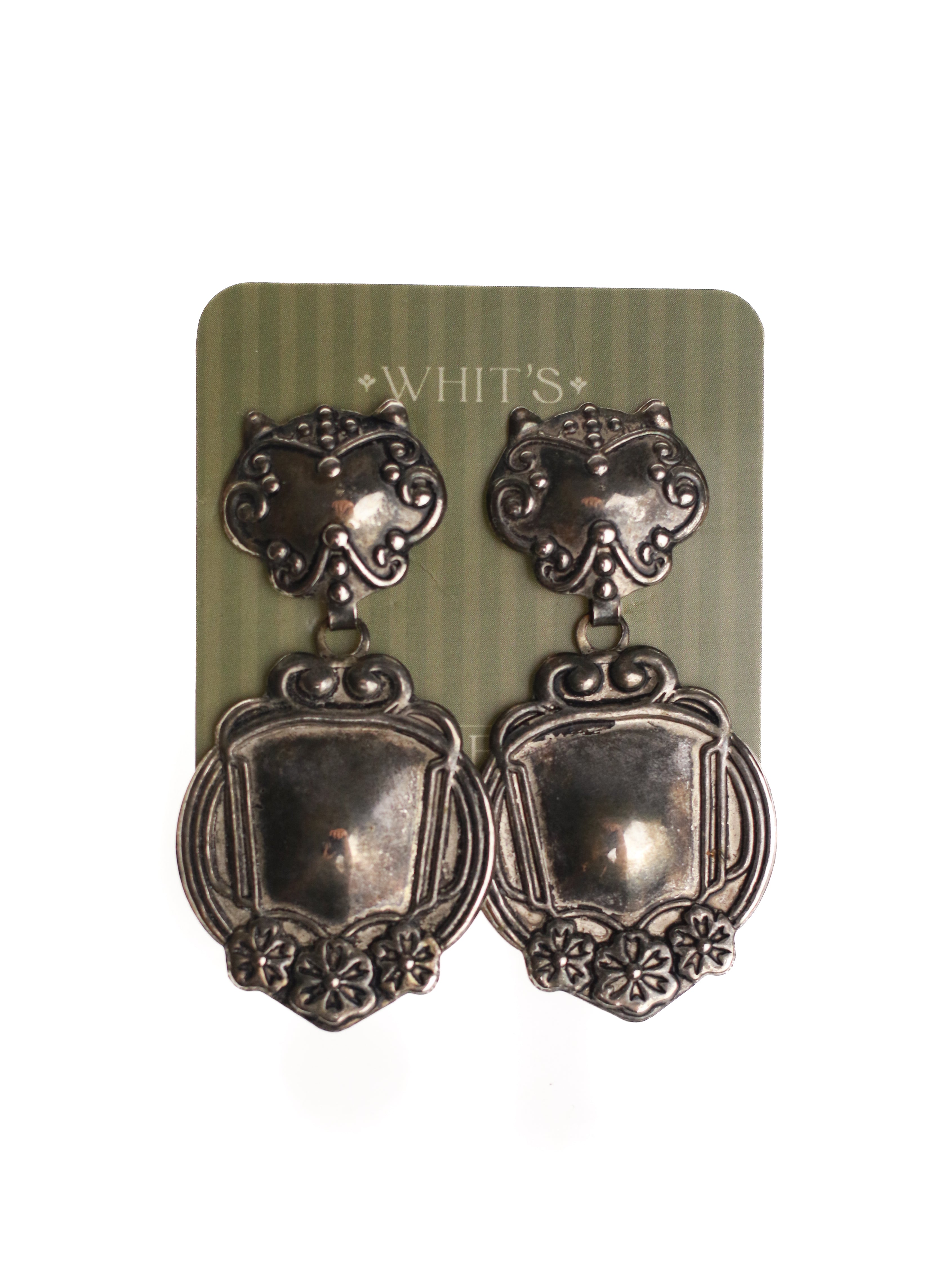 Silver Statement Earrings | Whit's Vintage Picks