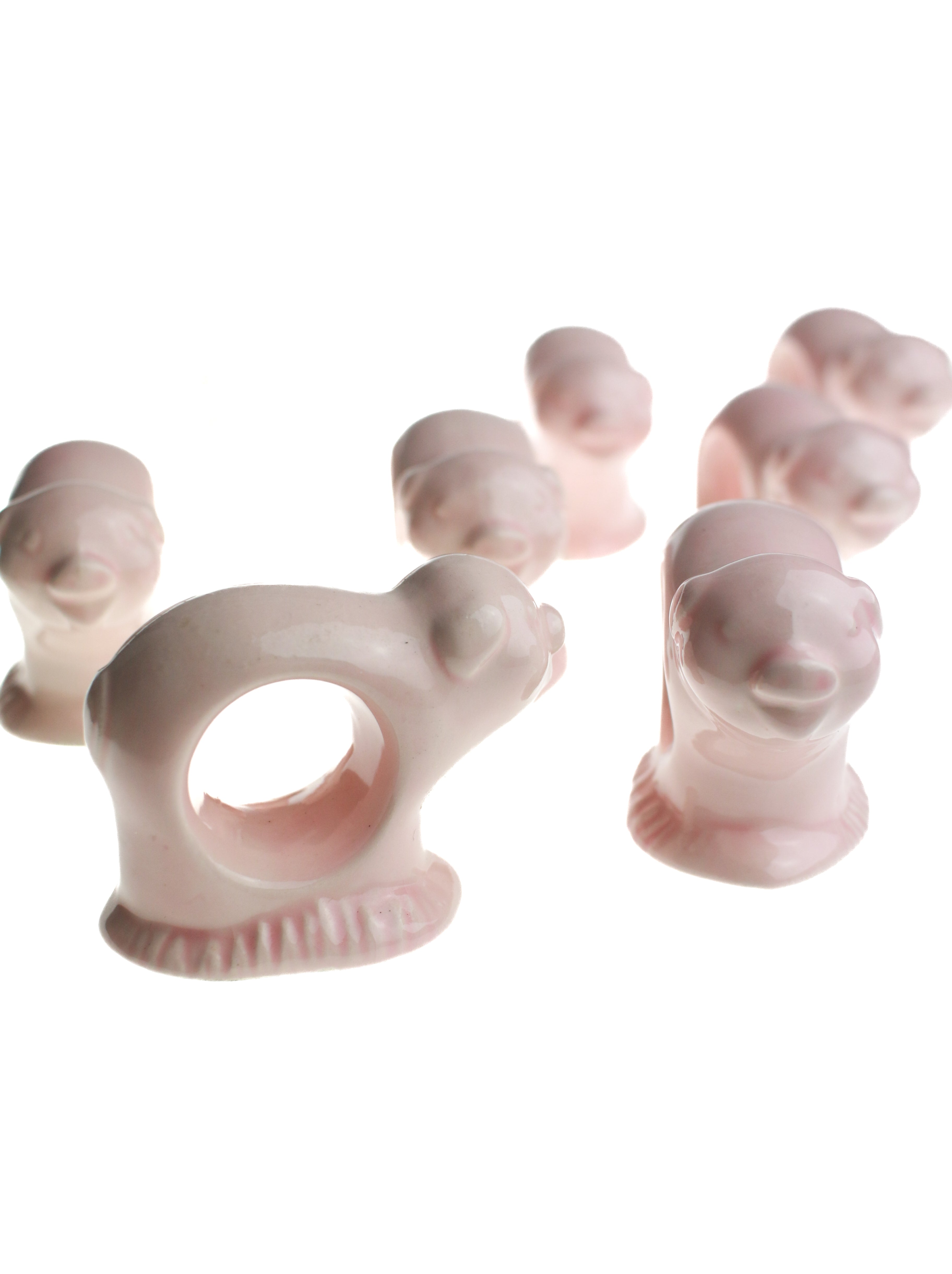 Piggie Napkin Rings (Set of 8)