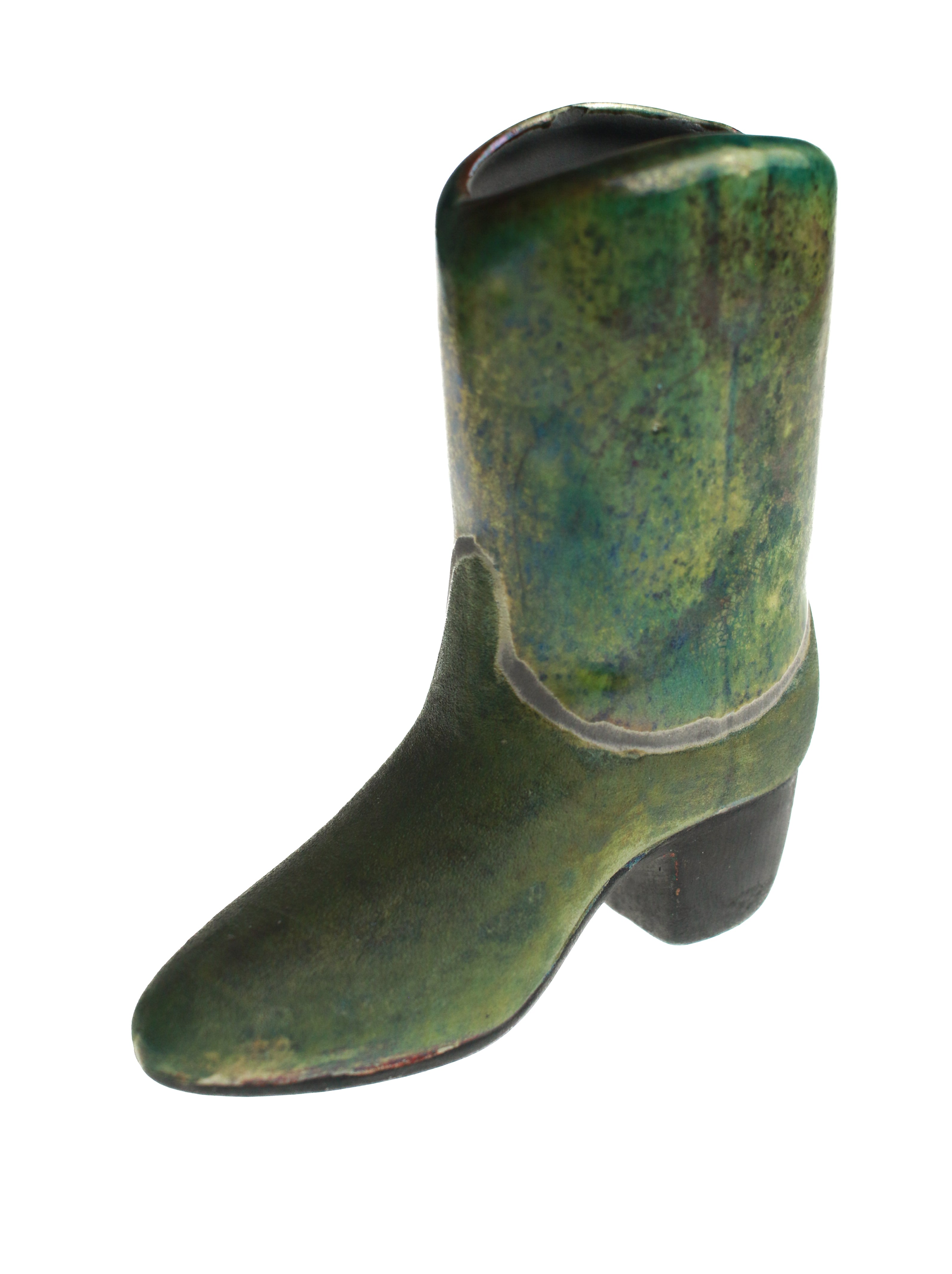 Green Ceramic Boot