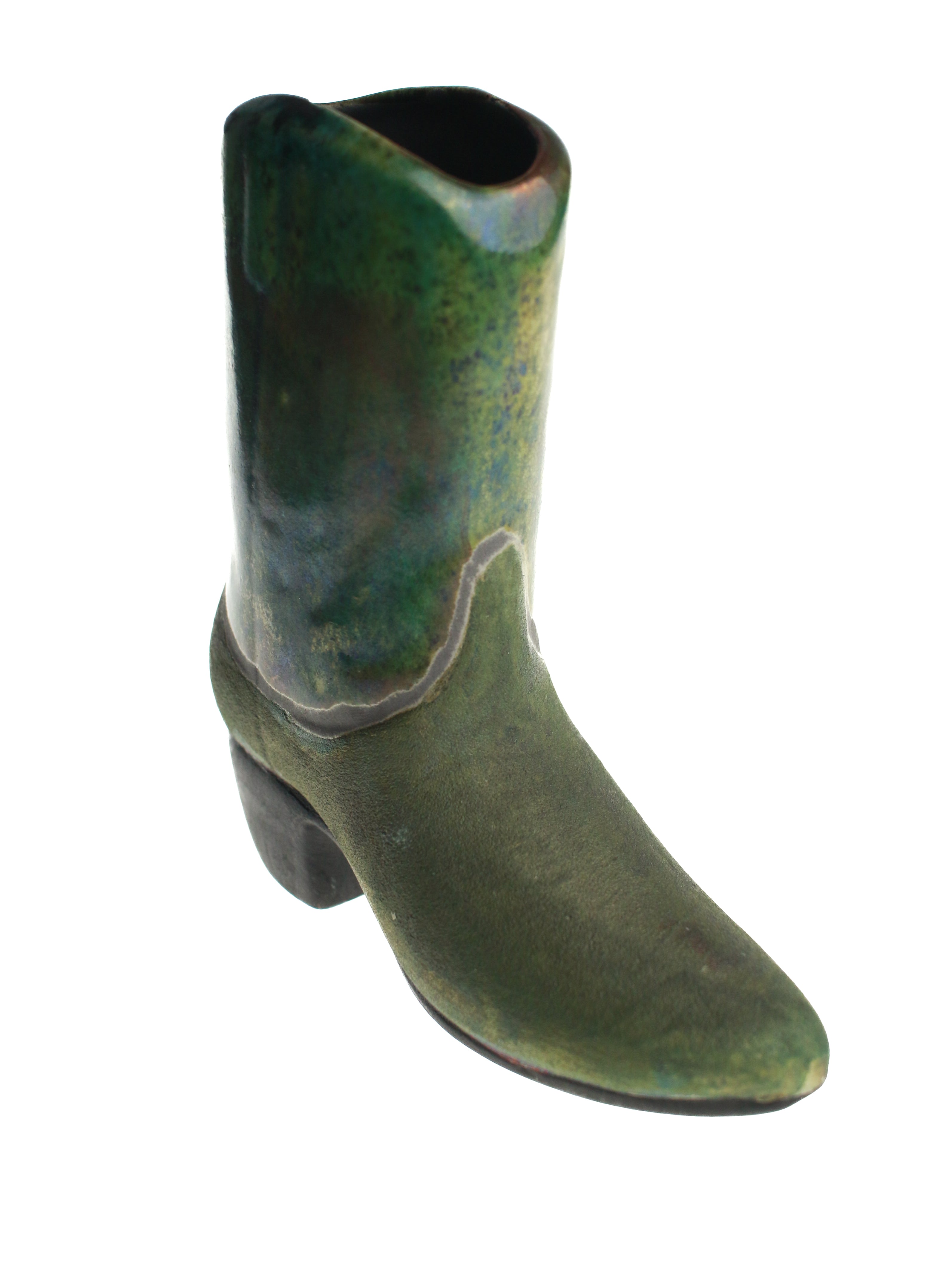 Green Ceramic Boot