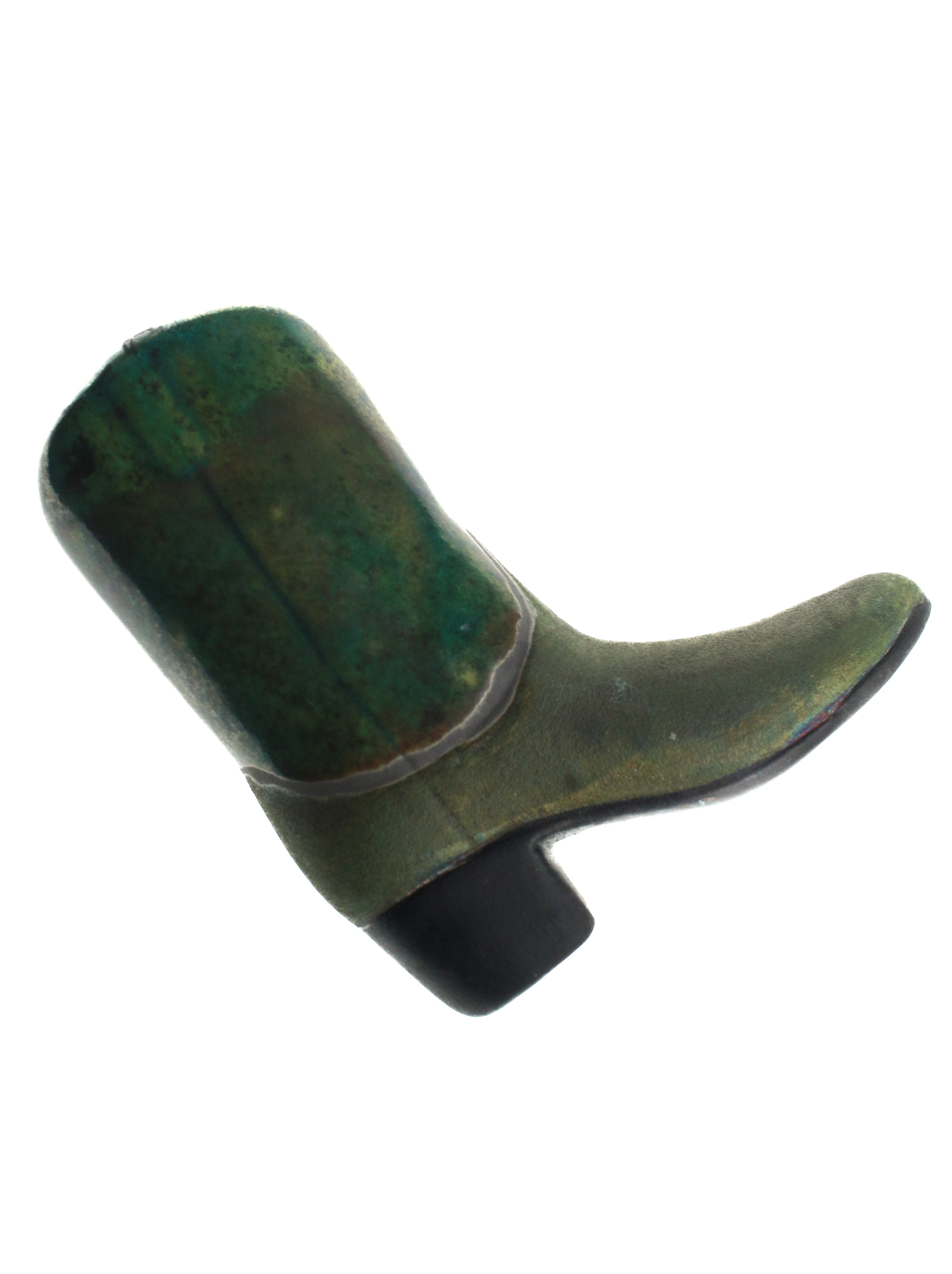 Green Ceramic Boot