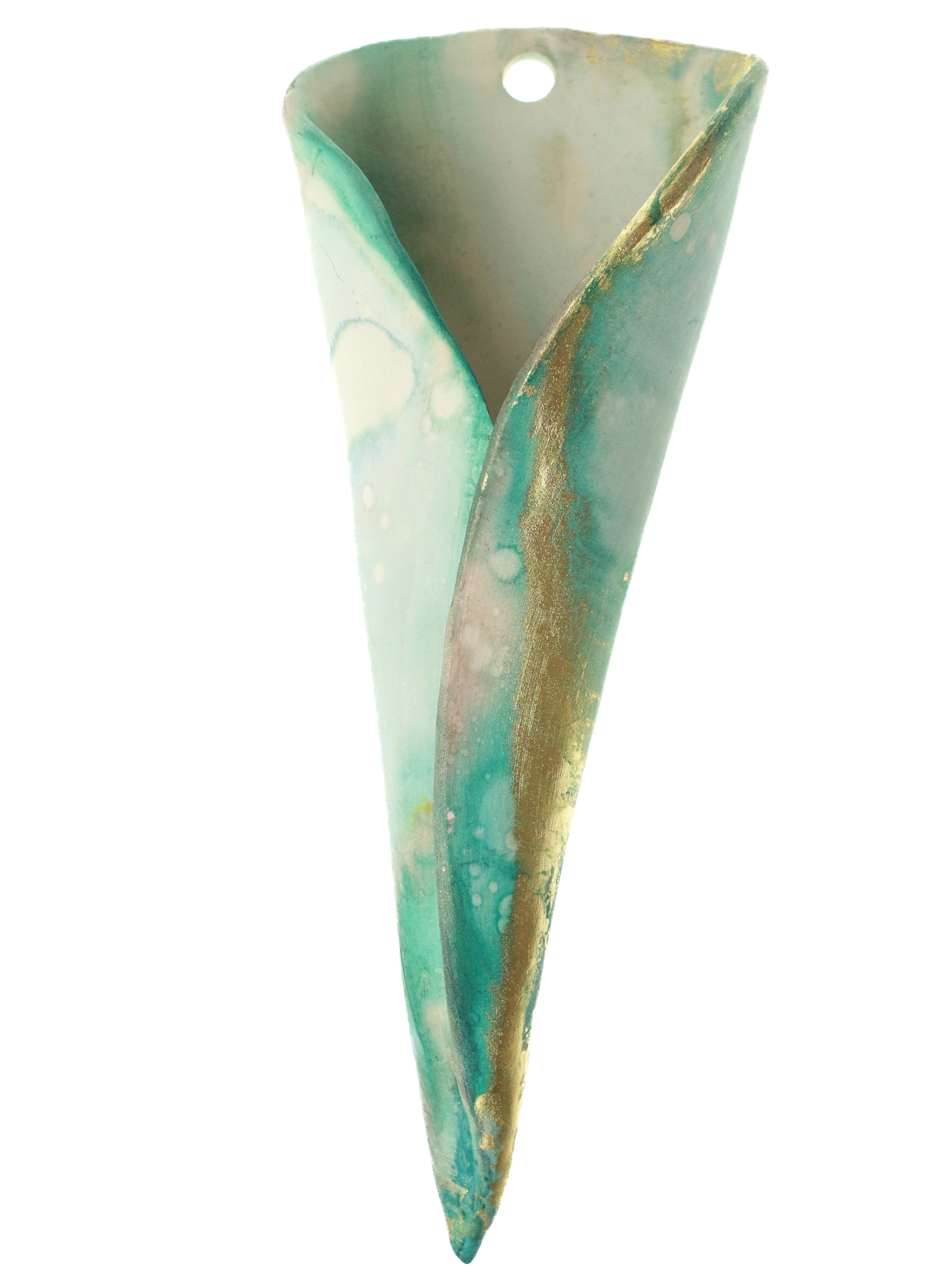 WW x The Clay Moon Wall Vase - Teal