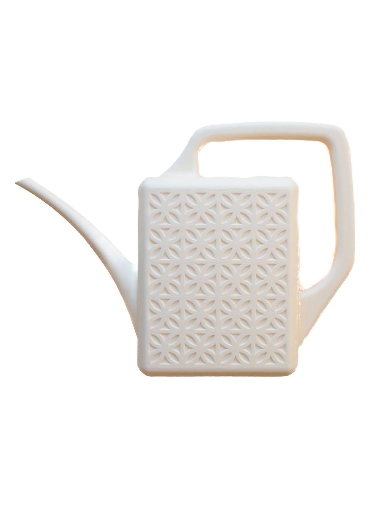 Breeze Block Watering Can- Ivory