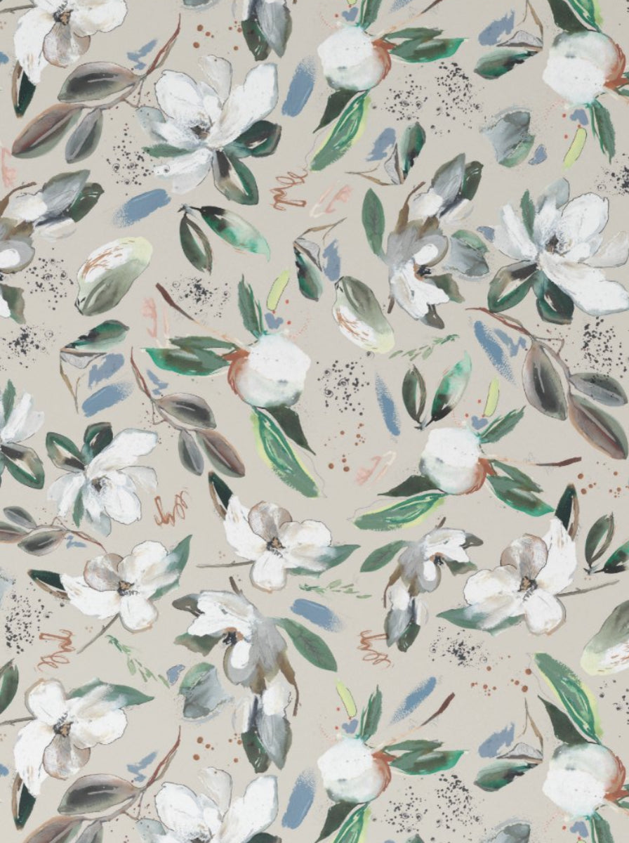 Magnolia Wrapping Paper | Creme