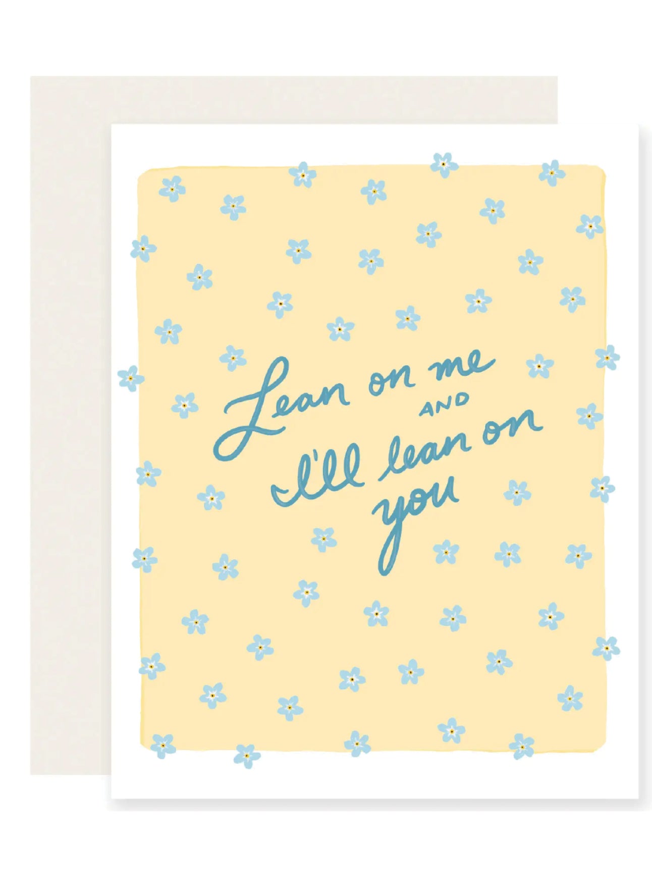 Lean on Me Card | Slightly Stationery