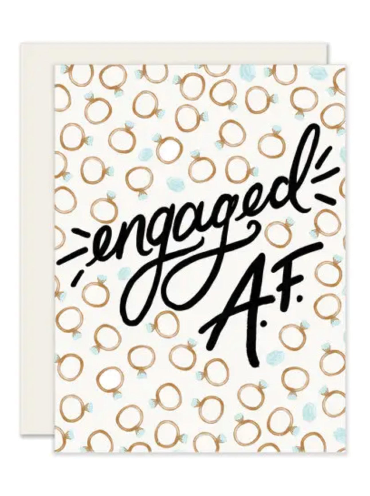 Engaged AF Card | Slightly Stationery