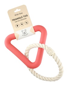 Wild One Triangle Tug Toy - Red