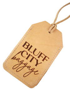 Memphis Leather Luggage Tag