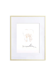 8x10 "Wisdom" Tooth Print