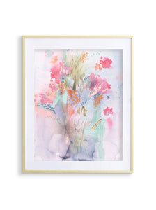 11x14 Mirrored Spring Bouquet Print