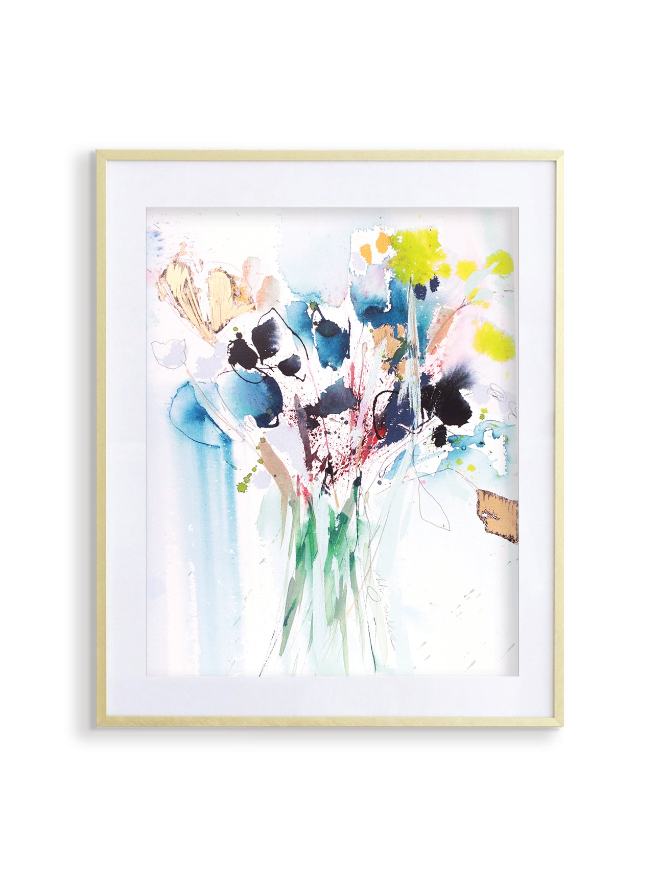 11x14 Wallflower Splash Bouquet Print