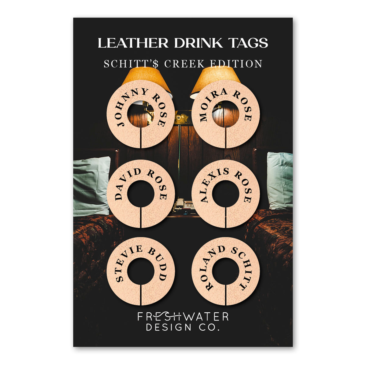 Leather Drink Tags